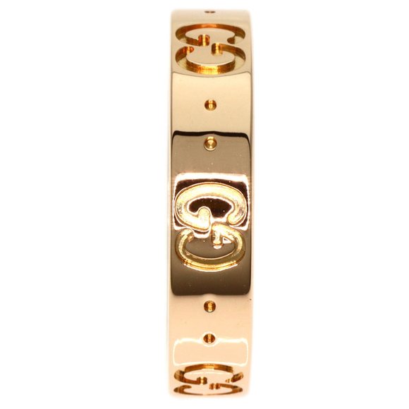 GUCCI Icon Ring 18K Pink Gold Size 5.75 - Picture 3 of 8
